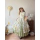 Miss Point Cat Rose Tea Multi-Tier Pleated Underskirt(Reservation/2 Colours/Full Payment Without Shipping)